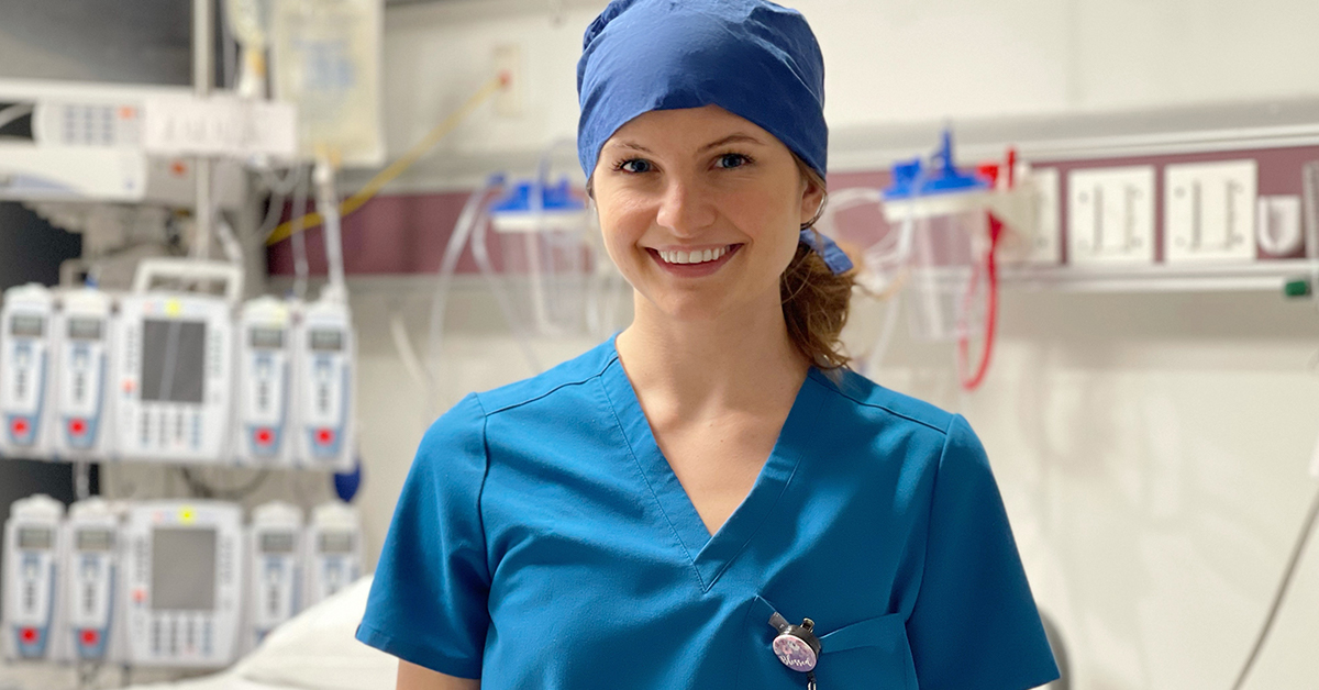 HC-11155_Social-1200x628 Smiling physician assistant in scrubs