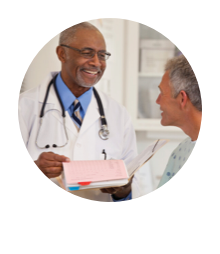 Neurosurgeon examining a patient