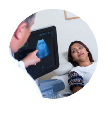 OBGYN speaking to a patient