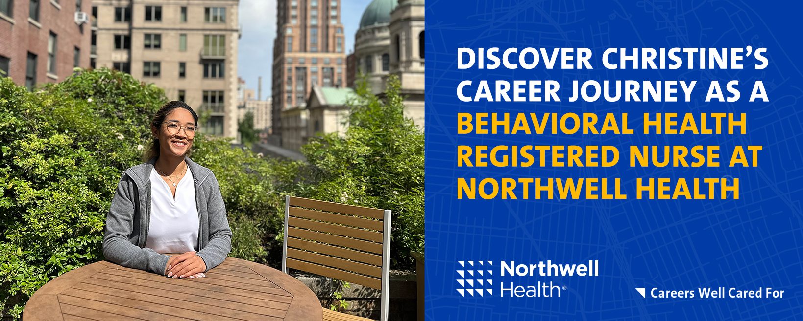 Discover Christine's Career Journey as a behavioral health registered nurse at Northwell Health