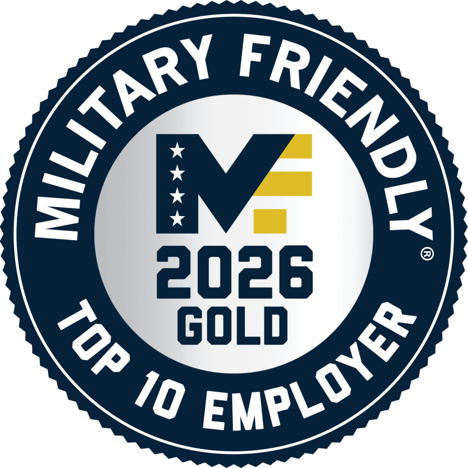 2026-Military-Friendly-Top-10-Gold-Employer