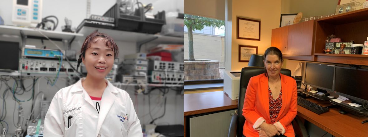 2 panels of women researchers at Northwell